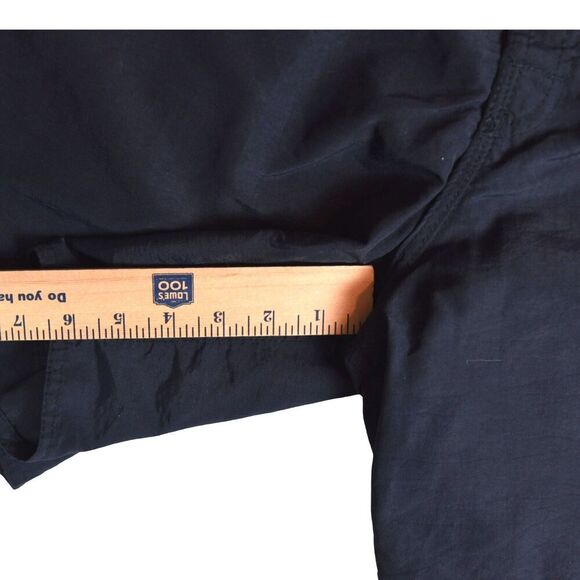 Vintage QUIKSILVER Board Shorts Eddie Aikau Waimea Bay Black Surfing Sz 40 USA - Picture 8 of 11